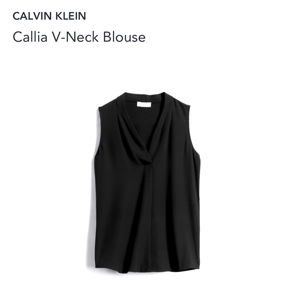 Calvin Klein Sleeveless Black Top